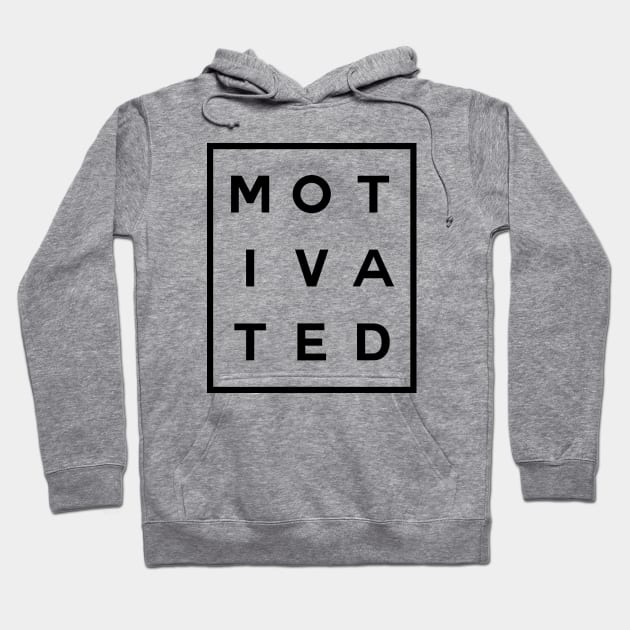 Motivated Boxed (Black) Hoodie by inotyler